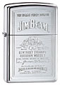ZIPPO JIM BEAM SILHOUETTE - HIGH POLISH CHROME 