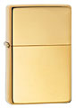ZIPPO VINTAGE W/O SLASHES HIGH POLISH BRASS 