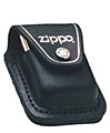 ZIPPO LIGHTER POUCH w/LOOP - BLACK 