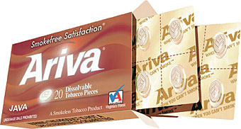 ARIVA DISSOLVABLE TOBACCO PIECES - JAVA - 5 PACKS OF 20 