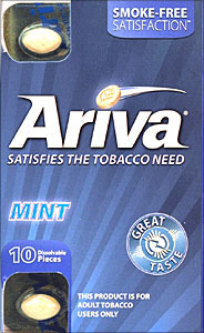 ARIVA DISSOLVABLE TOBACCO PIECES - MINT - 1 PACK OF 10