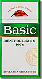 BASIC MENTHOL LIGHT 100 BOX 