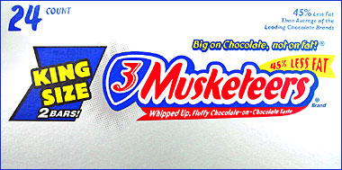 3 Musketeers - King Size 24CT Box 