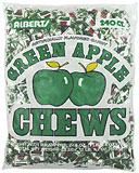 ALBERTS GREEN APPLE CHEWS 240CT BAG 