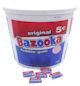 BAZOOKA ORIGINAL BUBBLE GUM 300CT TUB -- NEW & IMPROVED 