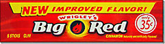 Wrigleys Big Red Gum 20ct/Box 