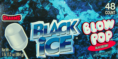 Charms Blow Pop Black Ice Blackberry 48CT 