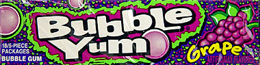 Bubble Yum Grape 18/5pks. 