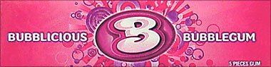 Bubblicious Bubble Gum Flavor 18/5pks. 