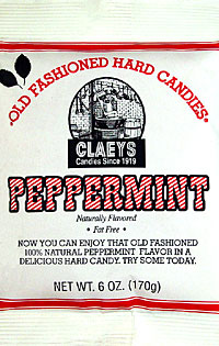 Claeys Old Fashioned Natural Peppermint Barrels 6oz 