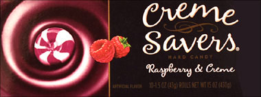 Creme Savers Raspberries & Creme 20ct Box 