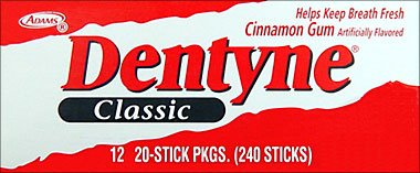 Dentyne Classic Cinnamon 12CT 