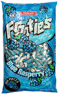 TOOTSIE FROOTIES BLUE RASPBERRY 360CT BAG 