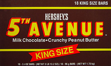 Hershey's 5th Avenue - King Size 18CT Box 