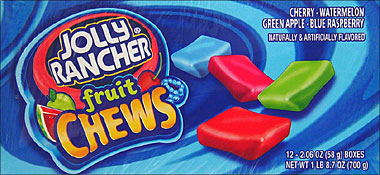 Jolly Rancher Fruit Chews 12 ct./2.06oz boxes 
