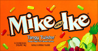 Mike and Ike Tangy Twister 24/2.12oz Packs 