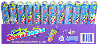 Chewy Sweet Tarts Minis 12/ 1.6oz Tubes 