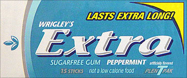 Wrigleys Extra Peppermint 12CT Box 