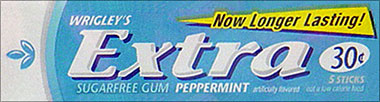 Wrigleys Extra Peppermint 40Ct Box 