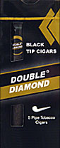 Double Diamond Black Tip Little Cigar 