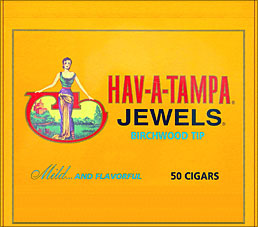 HAV A TAMPA JEWELS MILD 50CT BOX 