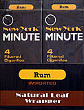 New York Minute Filtered Cigarillos Rum 
