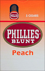 PHILLIES BLUNT PEACH 10/5PKS 