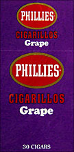 PHILLIES CIGARILLOS GRAPE 30CT. BOX 