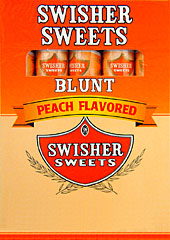 SWISHER SWEETS BLUNT PEACH 10/5PKS 