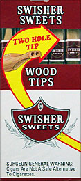 SWISHER SWEETS WOOD TIP 10/5PKS 