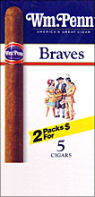 WM. PENN BRAVES 20/5PKS PROMOTIONAL CARTON 