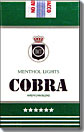 Cobra Menthol Light Box 