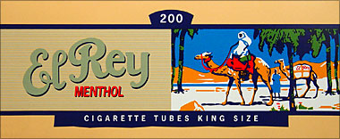 EL REY MENTHOL FILTER CIGARETTE TUBES - 200CT 