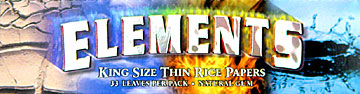 ELEMENTS THIN RICE PAPERS 50CT. - KING SIZE 
