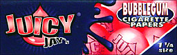 JUICY JAY'S 1 1/4 BUBBLEGUM CIGARETTE PAPERS 24CT BOX 
