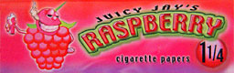 JUICY JAY'S 1 1/4 RASPBERRY CIGARETTE PAPERS 24CT BOX 