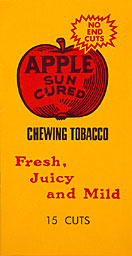 APPLE SUN CURED PLUG TOBACCO 