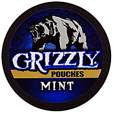 GRIZZLY MINT POUCH 5 CT ROLL 