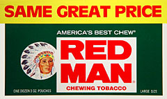 RED MAN CHEWING TOBACCO 12 COUNT 