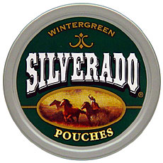 SILVERADO WINTERGREEN POUCHES 5CT ROLL 