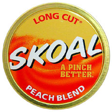 SKOAL LONG CUT PEACH BLEND 5CT/ROLL 