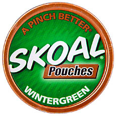 SKOAL POUCHES WINTERGREEN 5CT/ROLL 