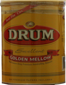 Drum Mellow Cigarette Tobacco 5oz Can 