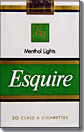 ESQUIRE MENTHOL LIGHT 