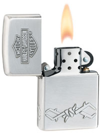 ZIPPO H-D WIRE - SATIN SILVER 