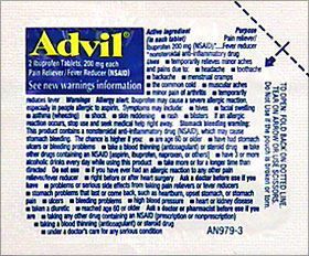 Advil  12 Packets Of 2 Tablets 