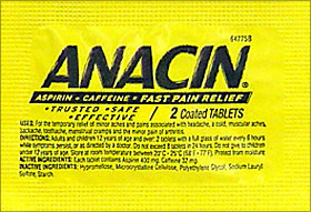 Anacin 12 Packets Of 2 Tablets 