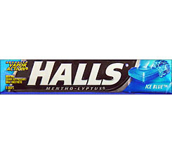 Halls Ice Blue 20 / 9-Drop Sticks 