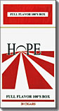 Hope Filtered Cigars - Full Flavor 100 Box 