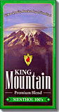 King Mountain Menthol 100 Box 